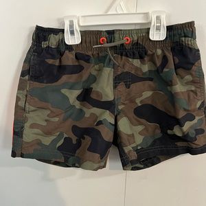 Sundek Boy's Swim Trunks Camo Green Rainbow Size 10